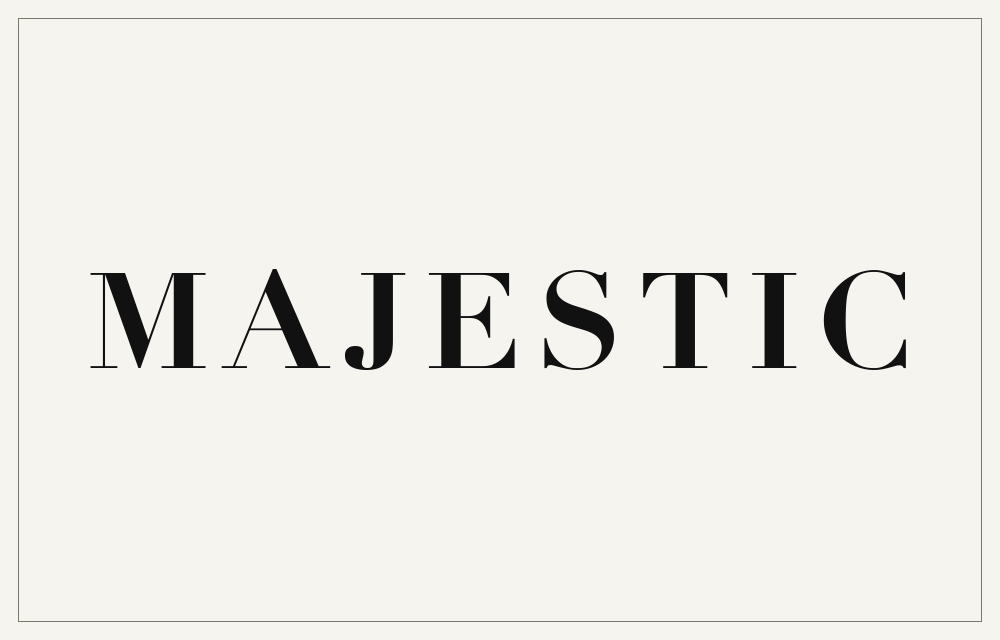 Majestic collection