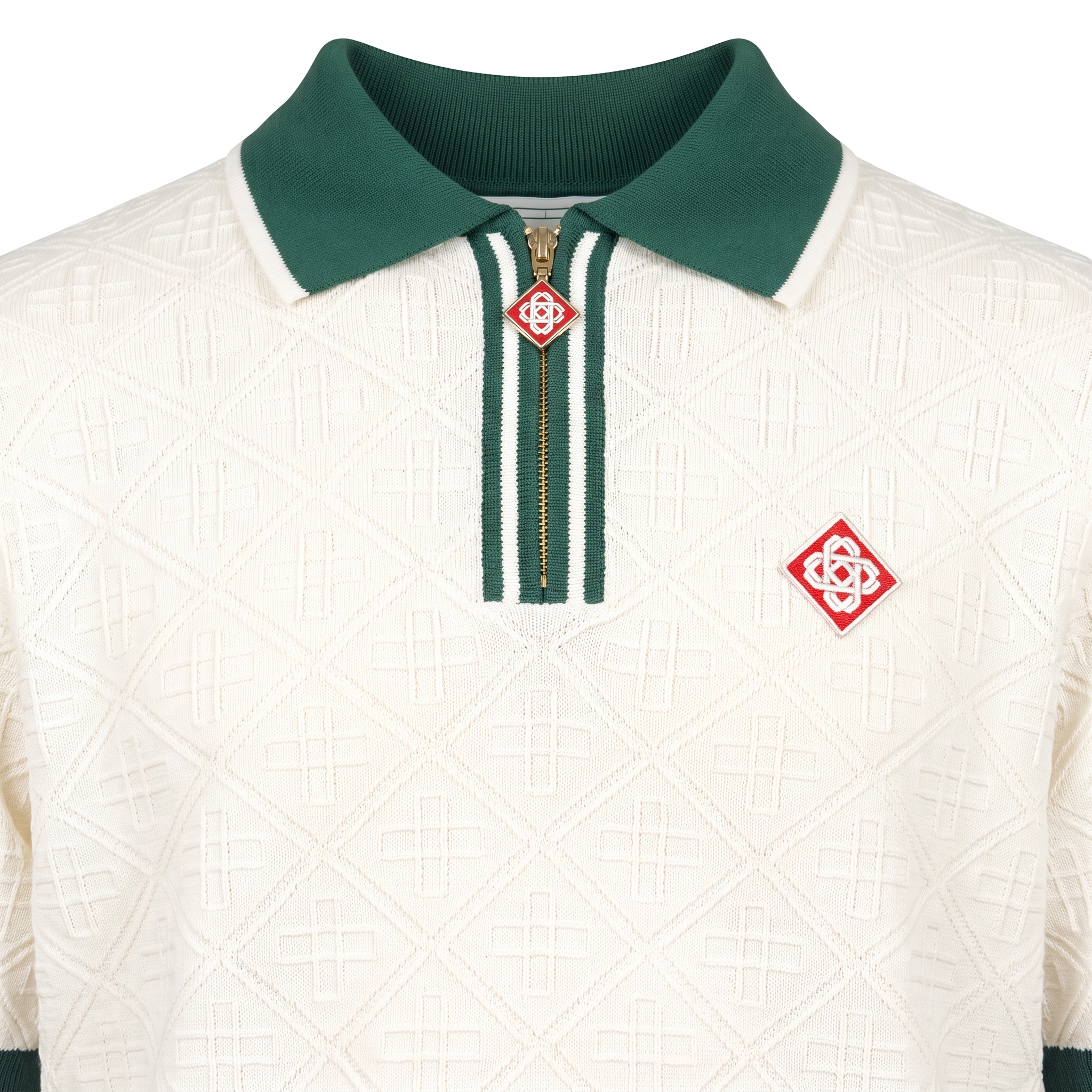 Casablanca White Green Polo
