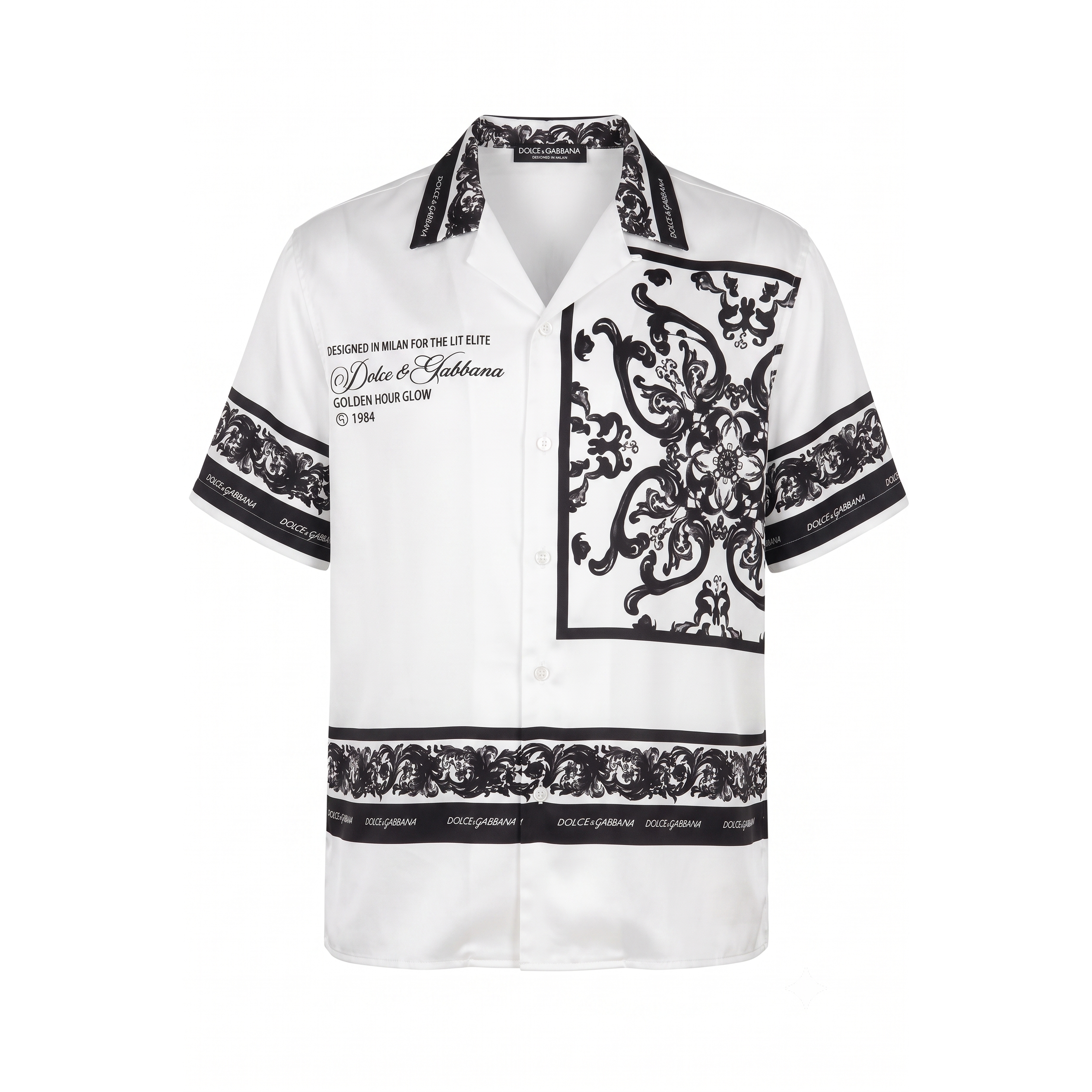 Dolce & Gabbana White Bandana Set