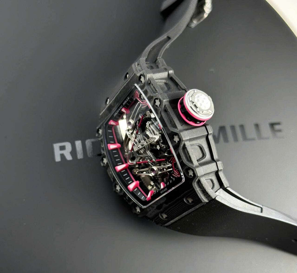 Richard Mille RM38-02 Tourbillon Bubba Watson Black Carbon TPT Best Replica