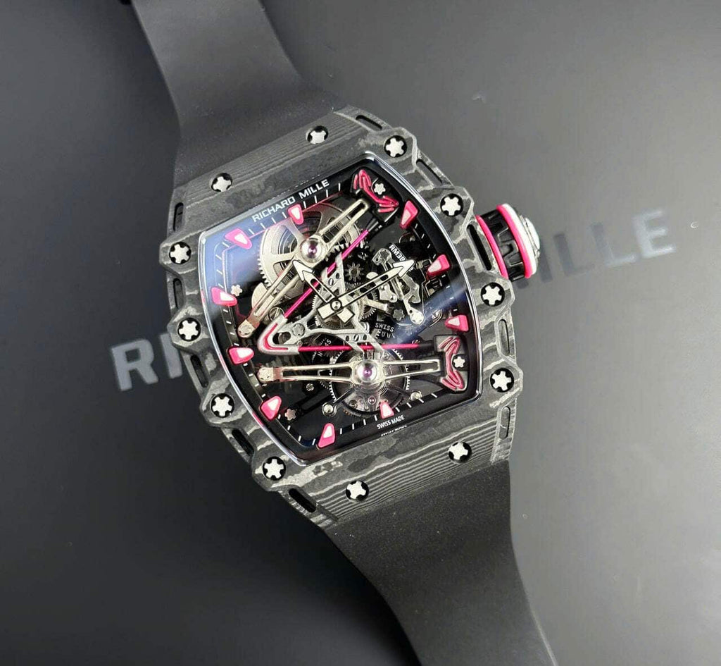 Richard Mille RM38-02 Tourbillon Bubba Watson Black Carbon TPT Best Replica