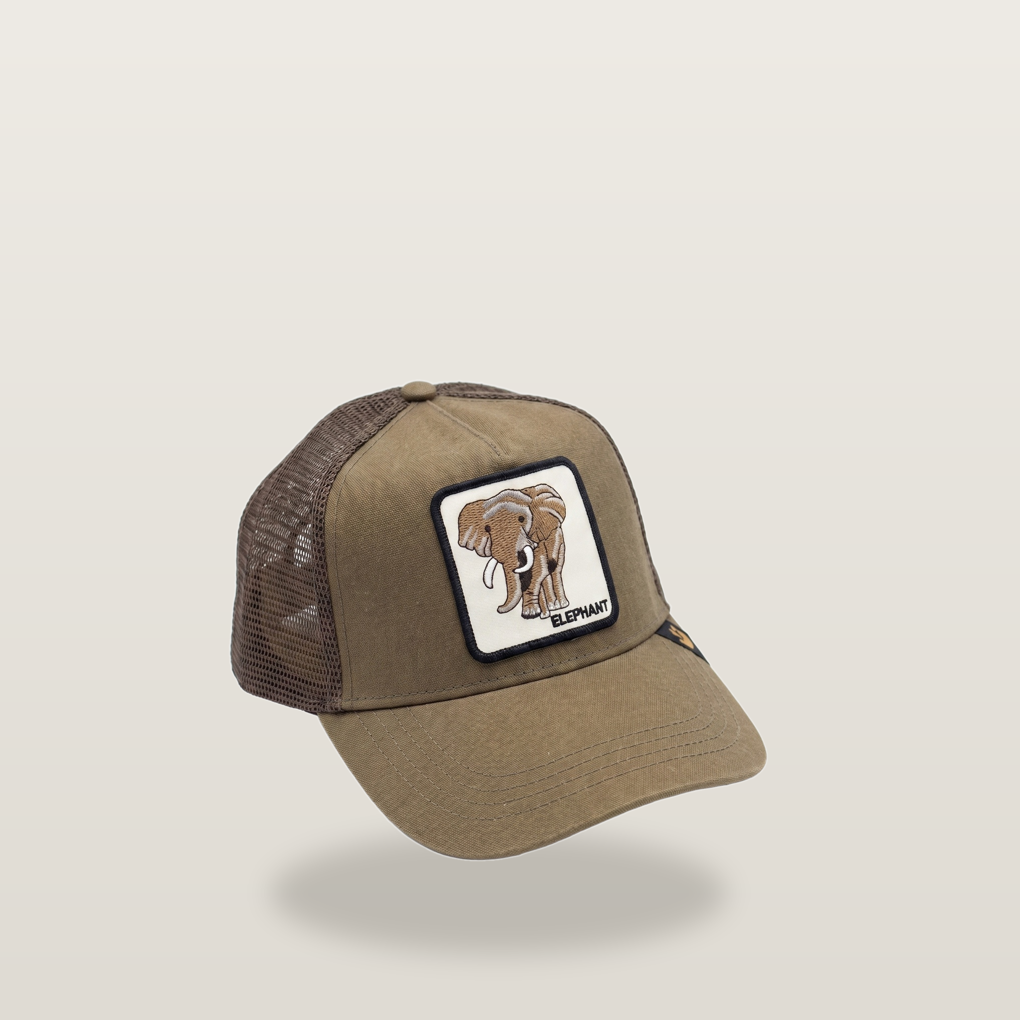 Elephant Olive Cap
