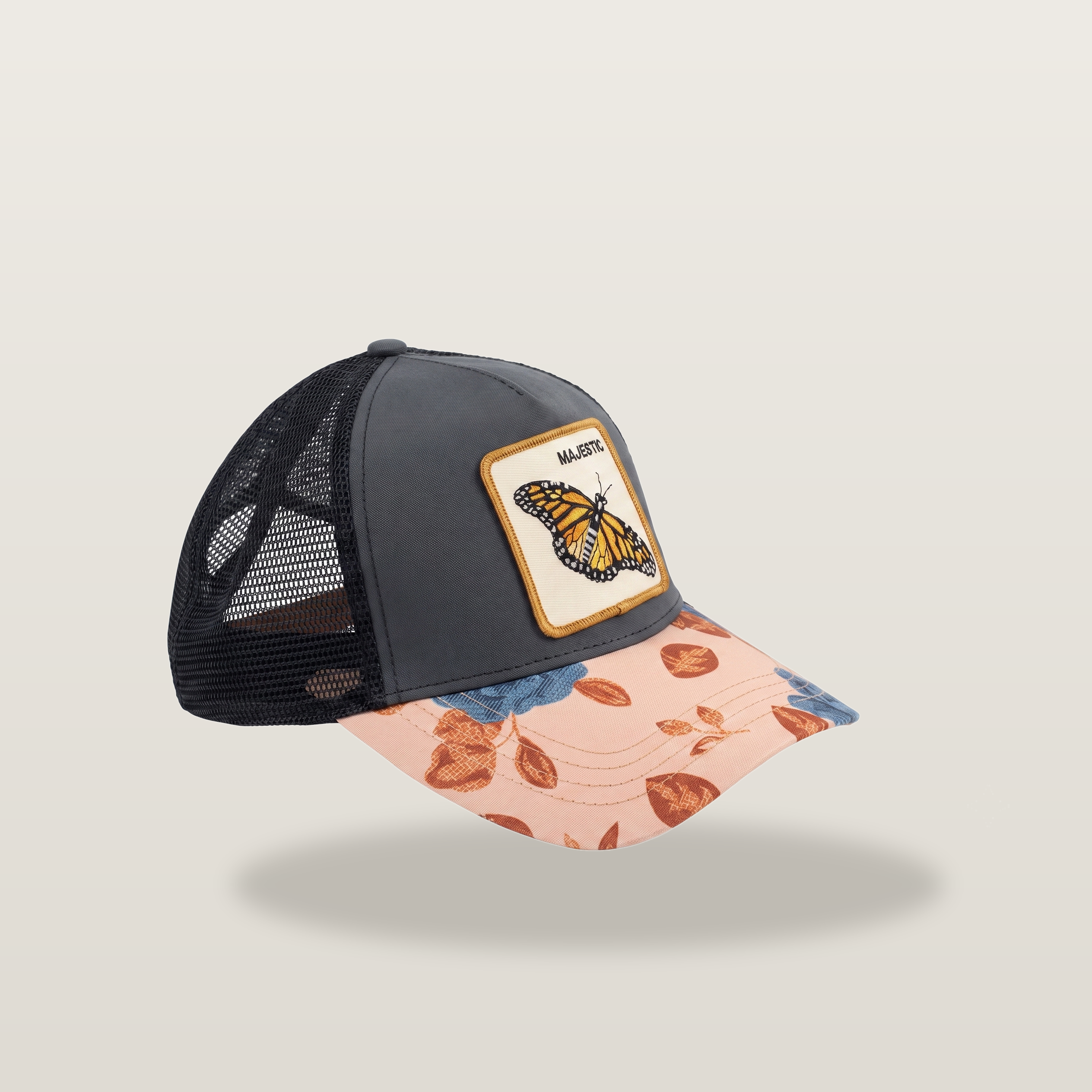Majestic Black & Pink Cap