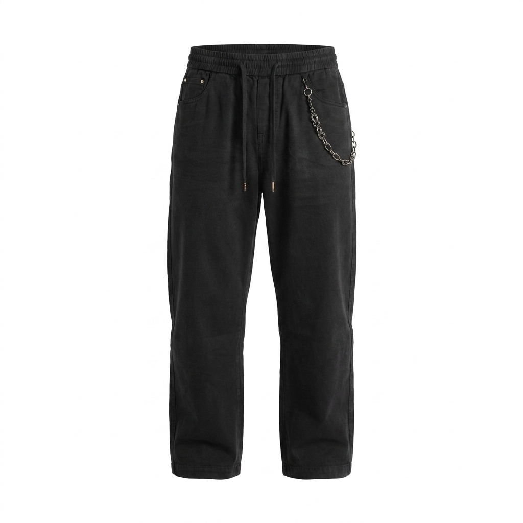 B Black Sweatpants