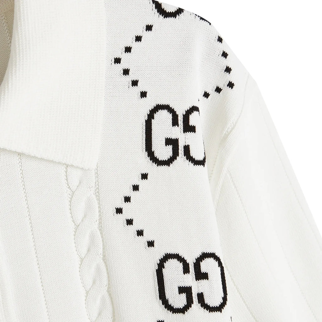 Gucci White Polo