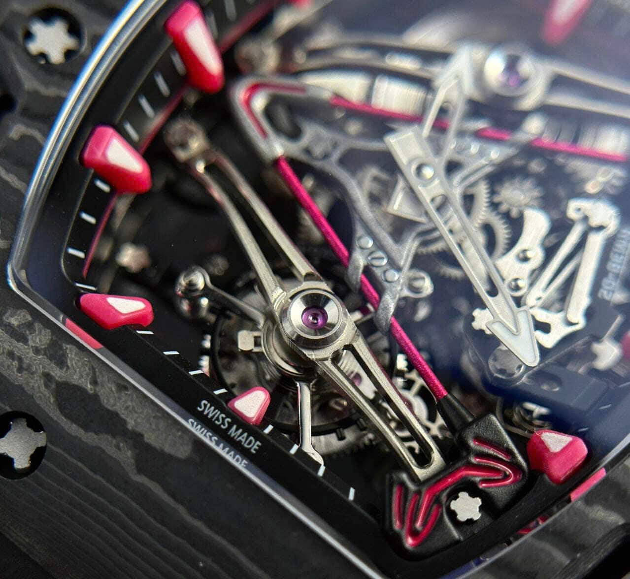 Richard Mille RM38-02 Tourbillon Bubba Watson Black Carbon TPT Best Replica