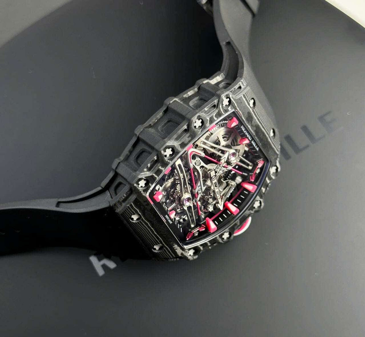 Richard Mille RM38-02 Tourbillon Bubba Watson Black Carbon TPT Best Replica
