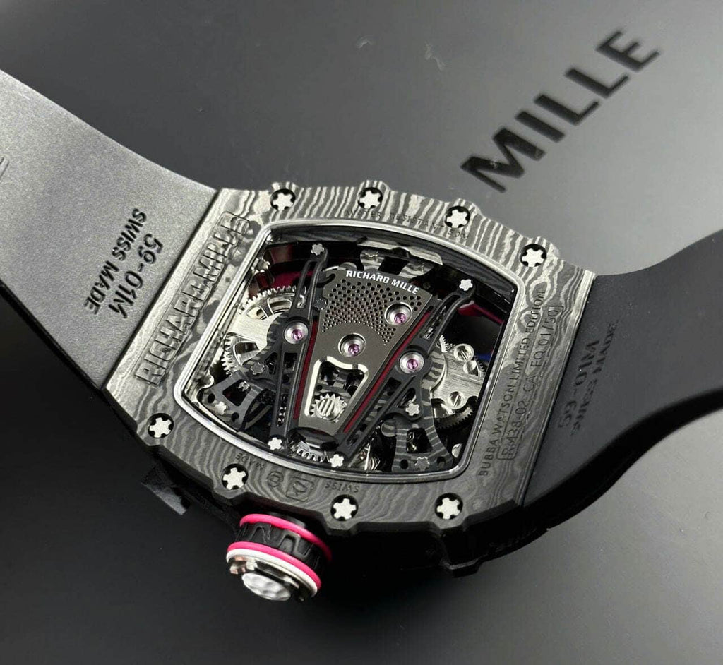 Richard Mille RM38-02 Tourbillon Bubba Watson Black Carbon TPT Best Replica