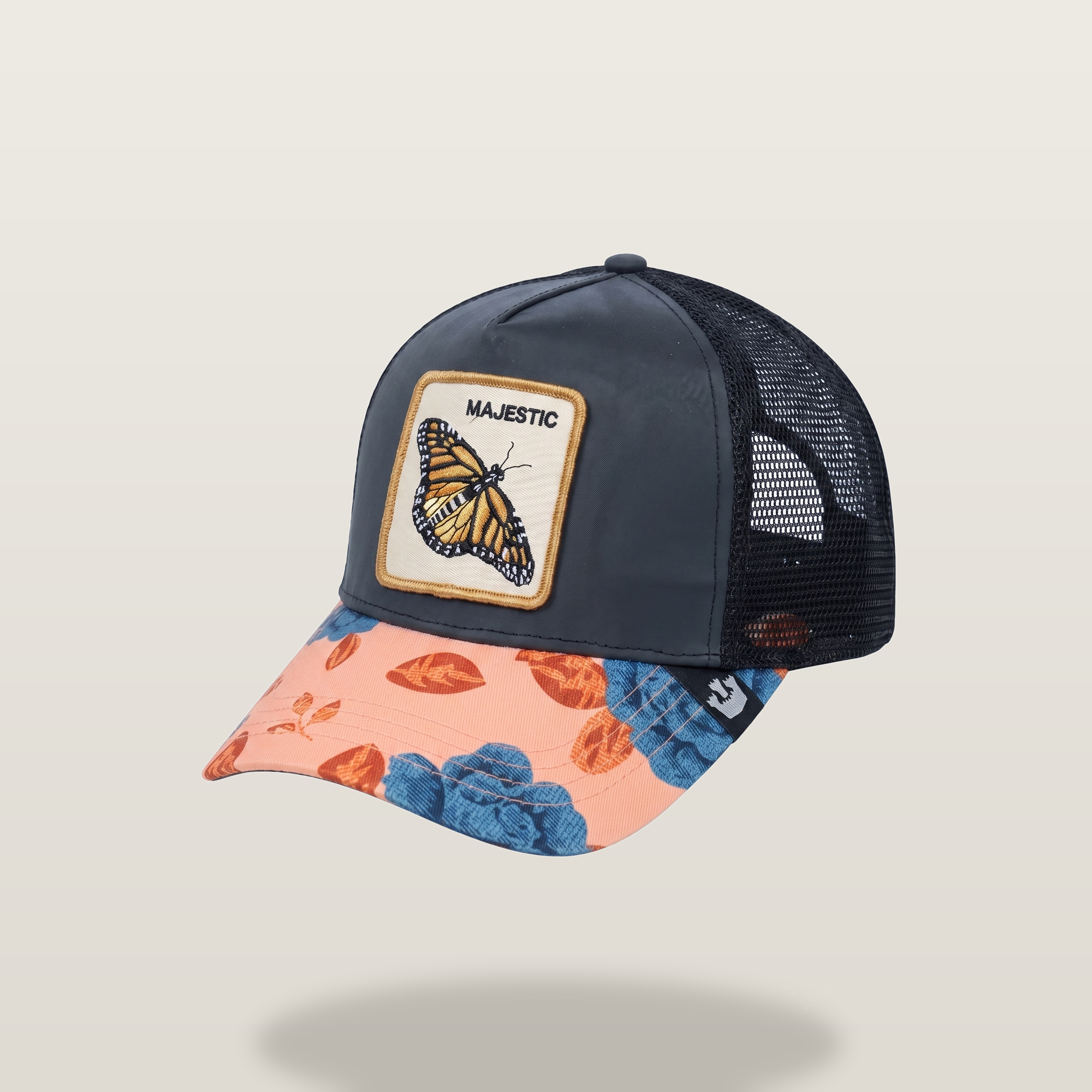 Majestic Black & Pink Cap