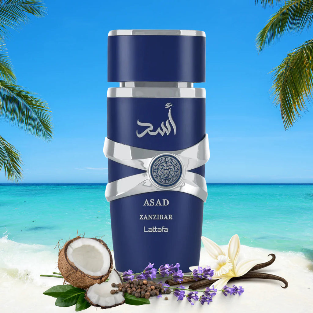 Asad Zanzibar Eau de Parfum for Men - 100ml