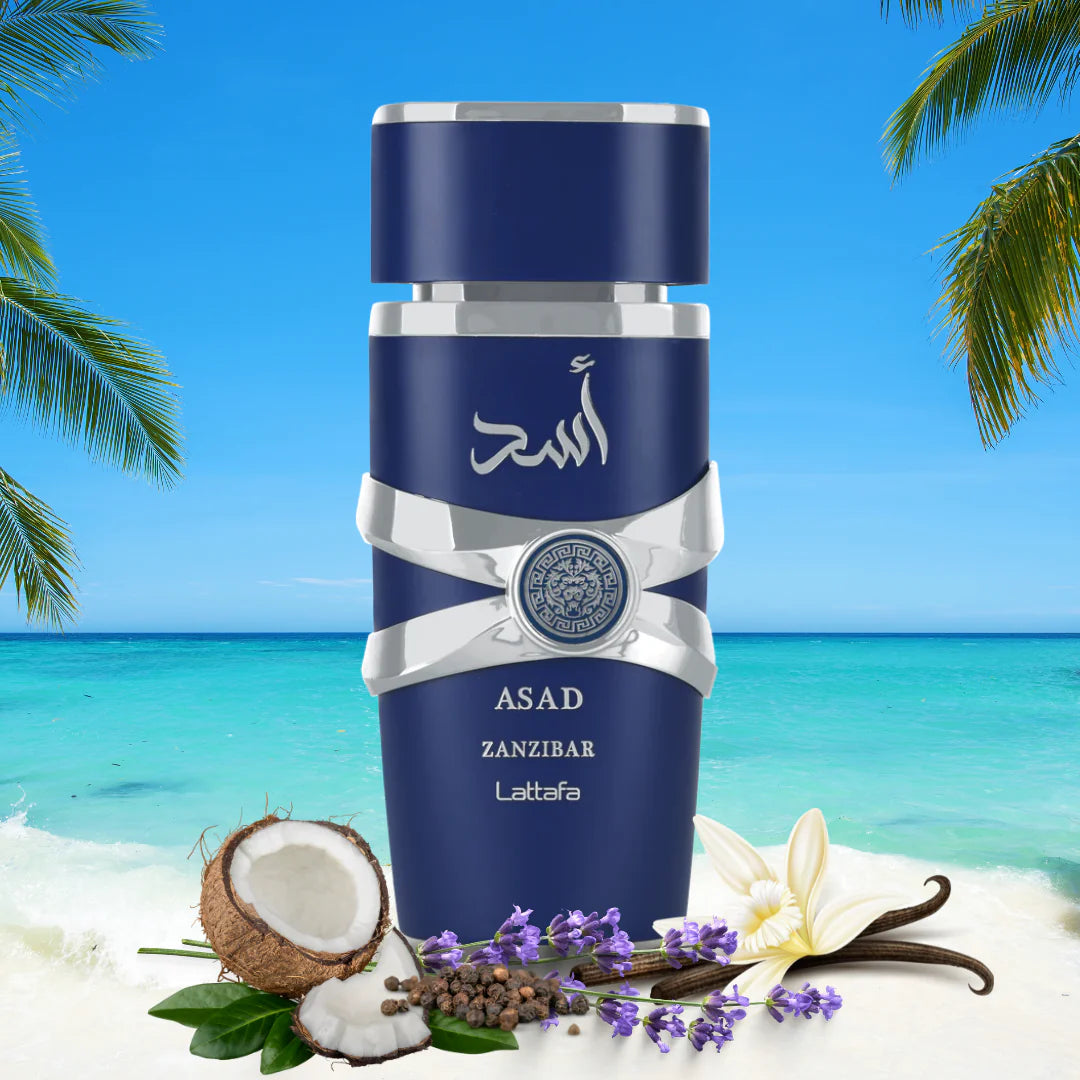 Asad Zanzibar Eau de Parfum for Men - 100ml