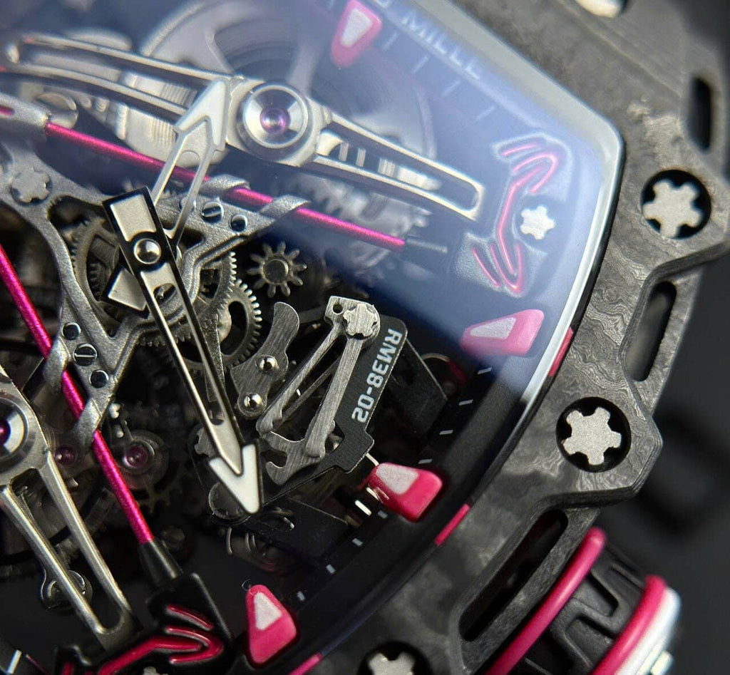 Richard Mille RM38-02 Tourbillon Bubba Watson Black Carbon TPT Best Replica