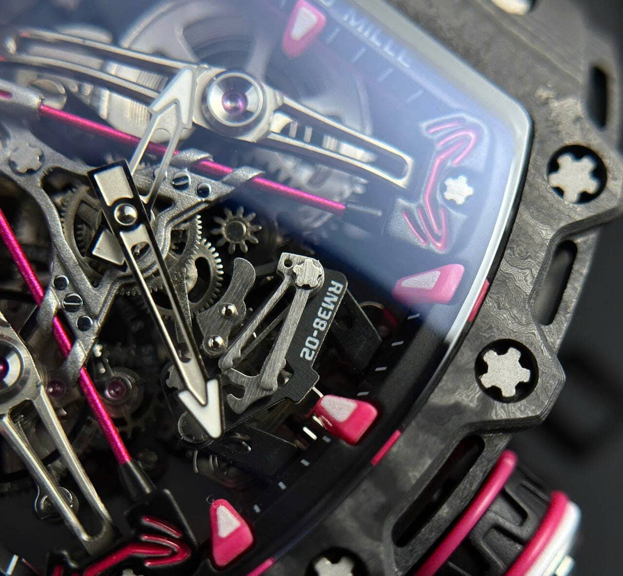 Richard Mille RM38-02 Tourbillon Bubba Watson Black Carbon TPT Best Replica