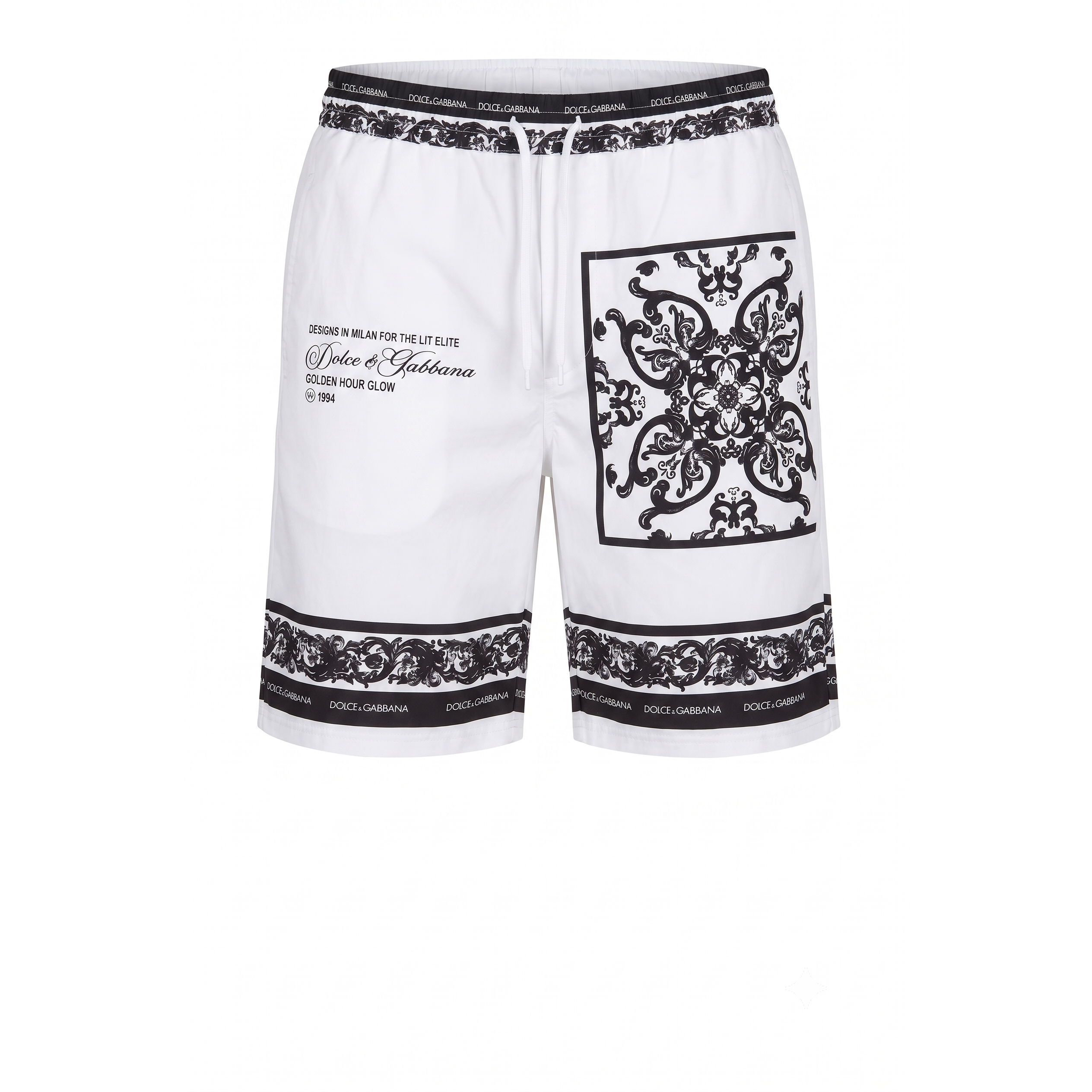 Dolce & Gabbana White Bandana Set
