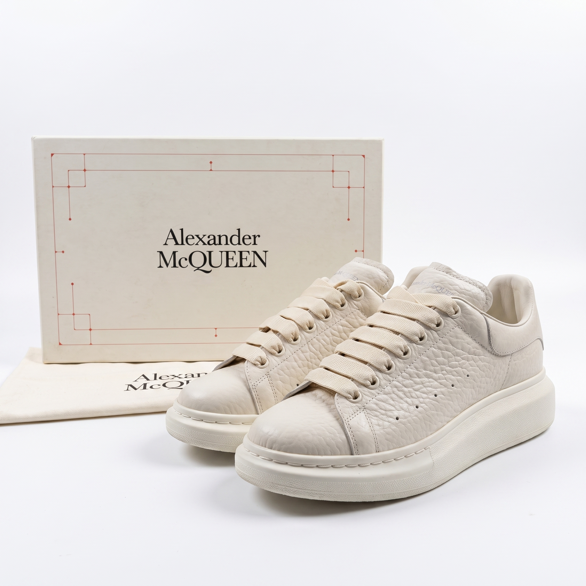 Alexander Mcqueen White Cream Sneaker