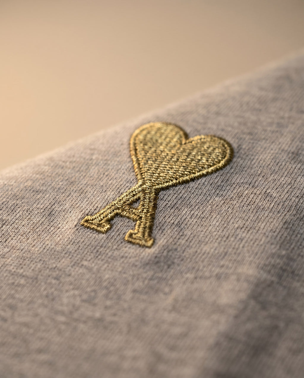 AMI Grey Tee (detail)