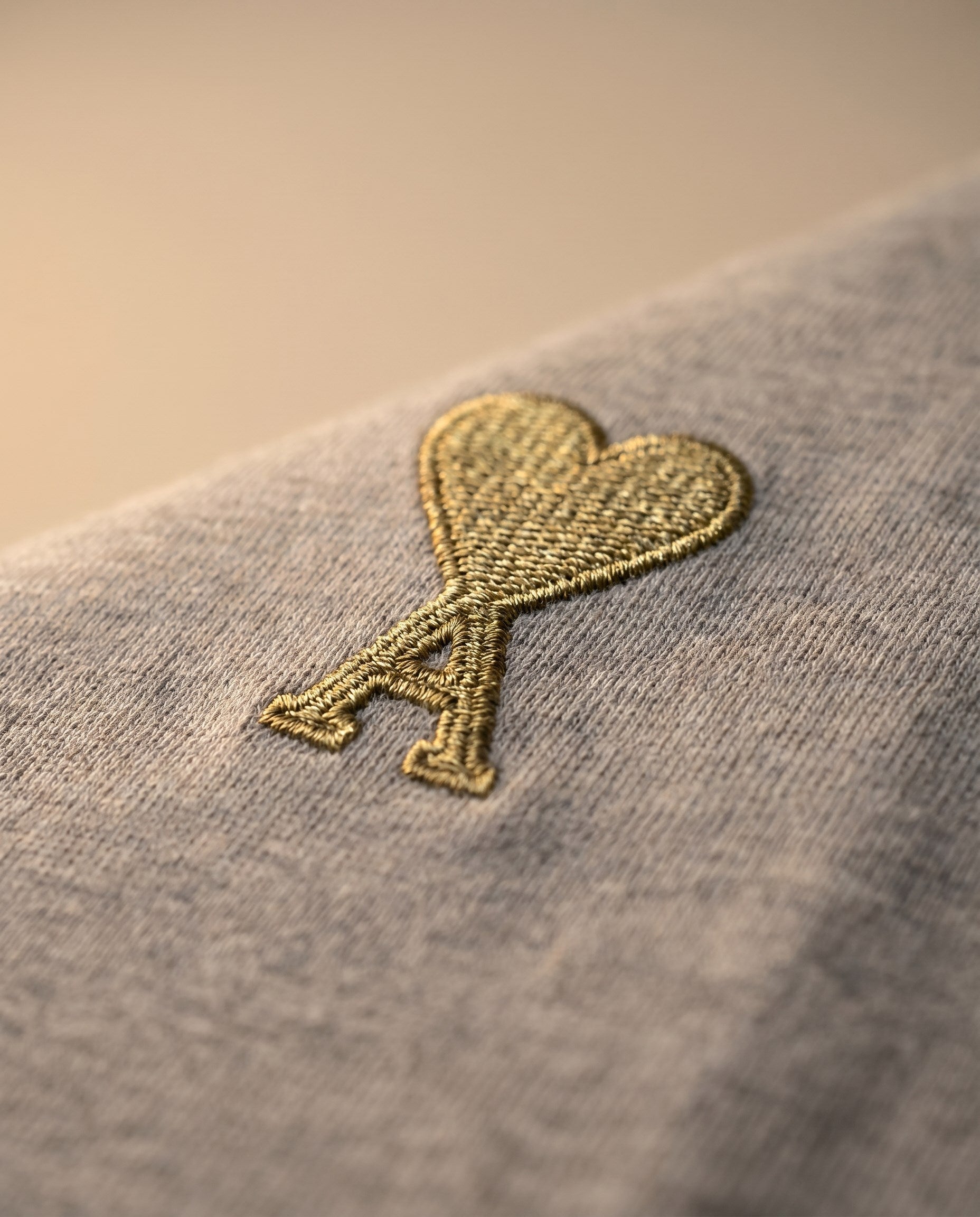 AMI Grey Tee (detail)