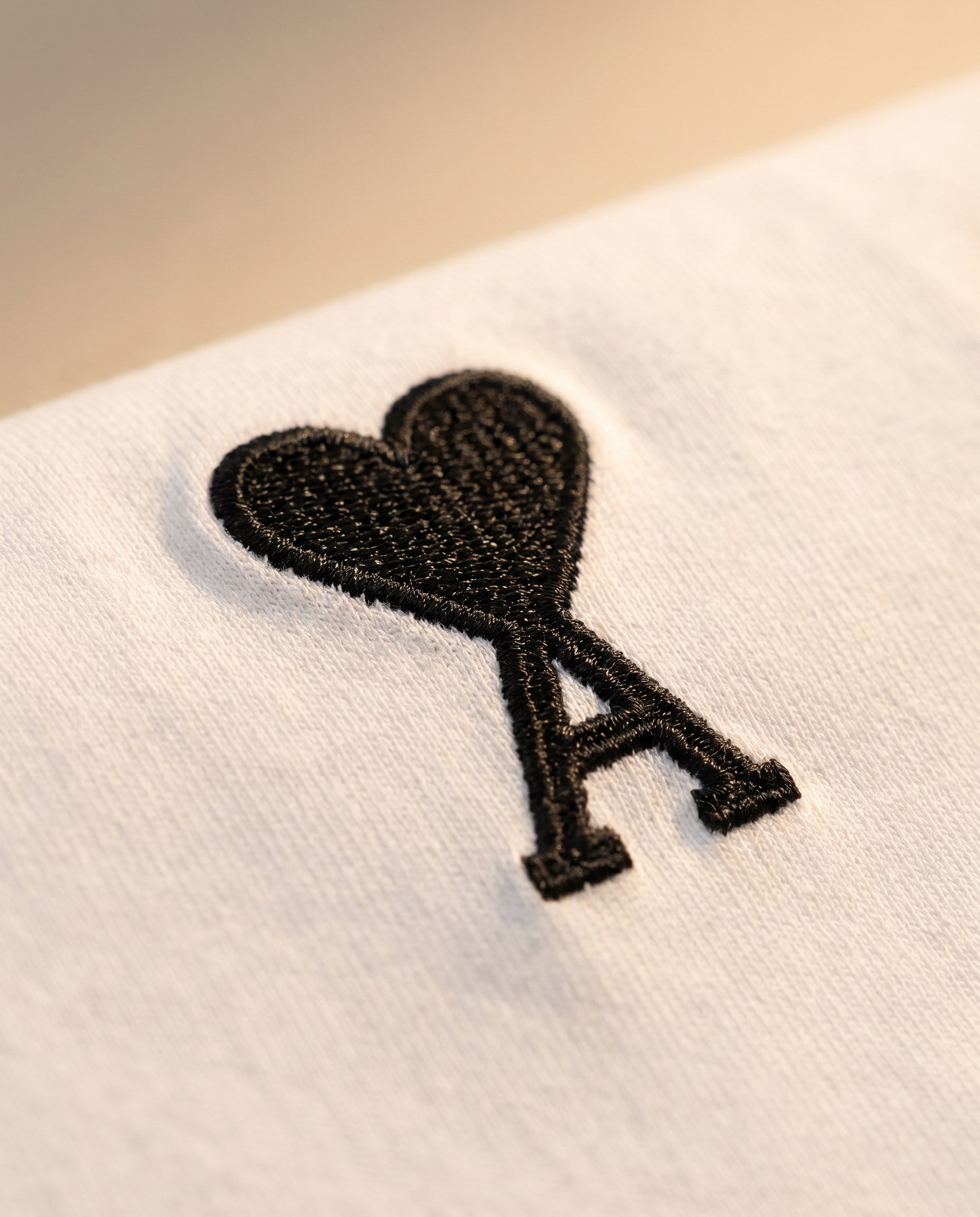 AMI White Tee (detail)