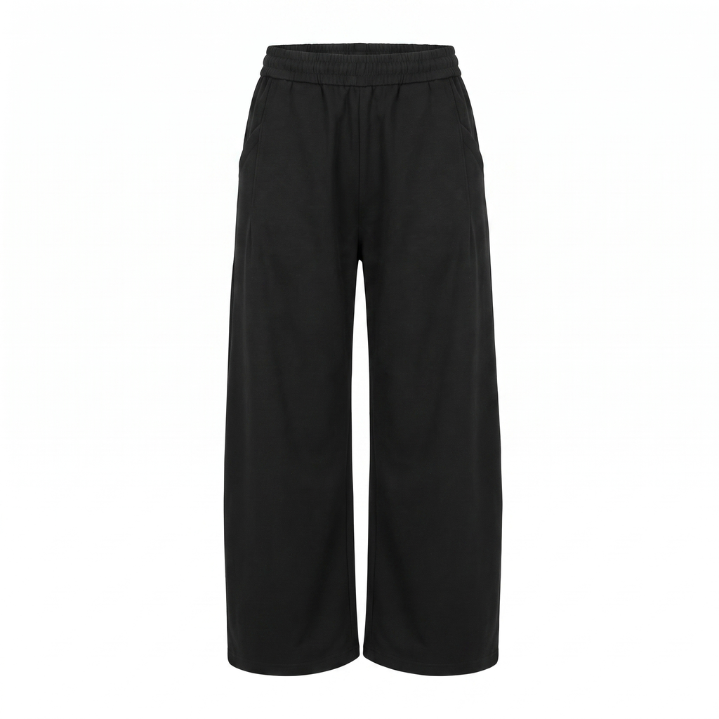 B Black Graphic Sweatpants