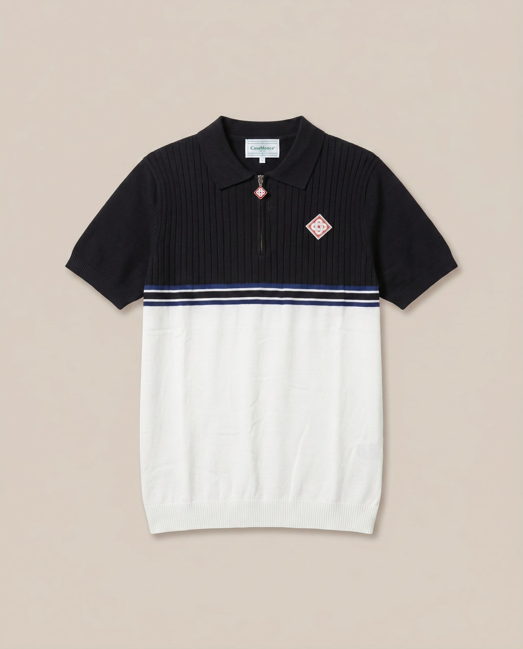 Casablanca Black/White Polo