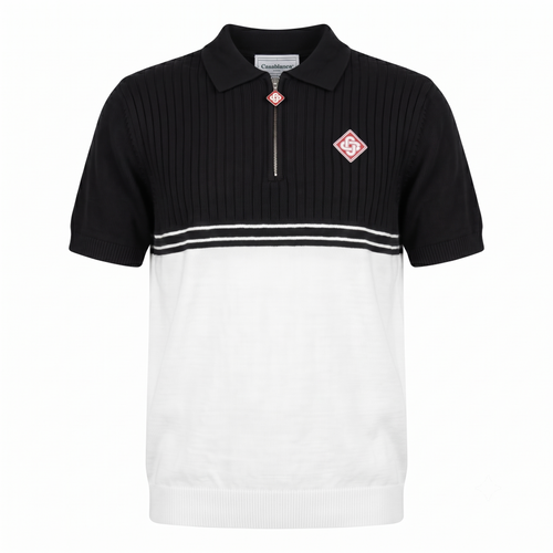 Casablanca Black White Polo front