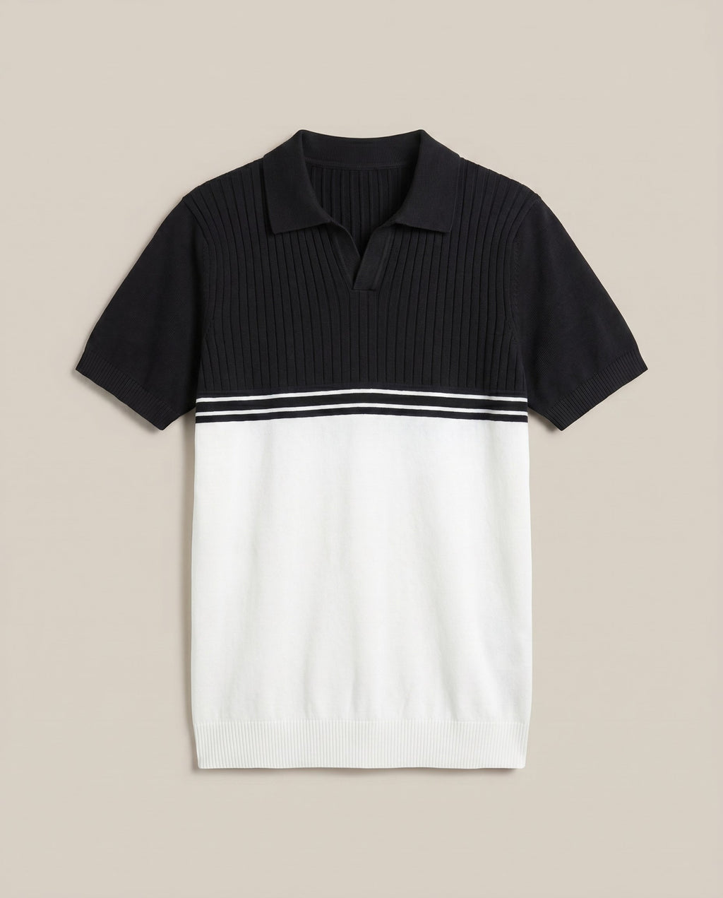 Casablanca Black/White Polo (back)
