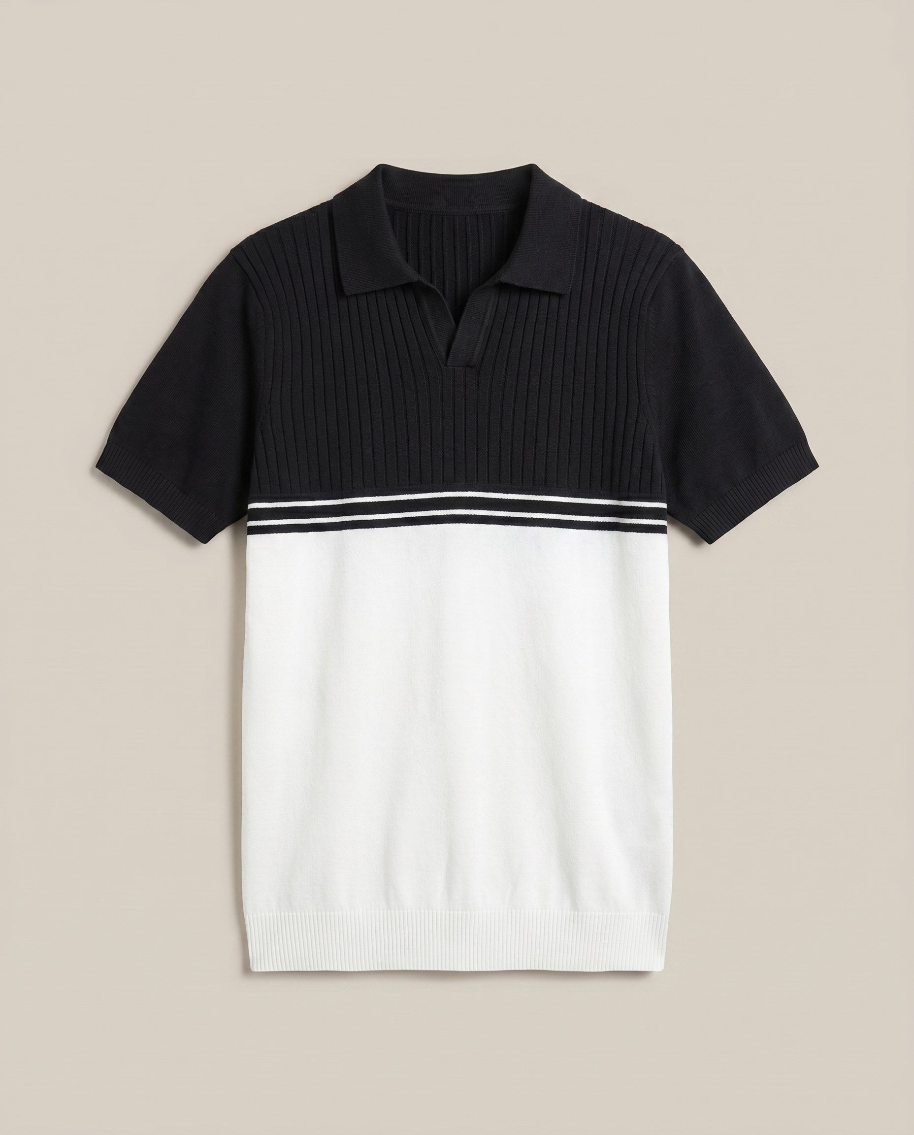 Casablanca Black/White Polo (back)