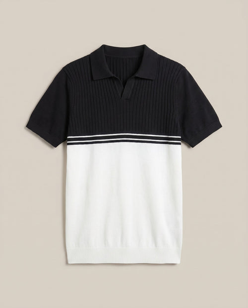 Casablanca Black/White Polo (back)