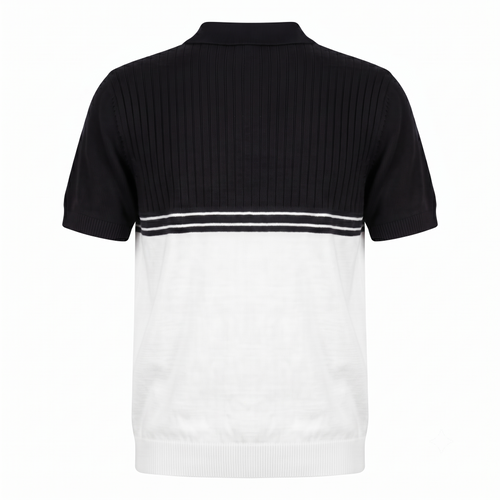 Casablanca Black White Polo back