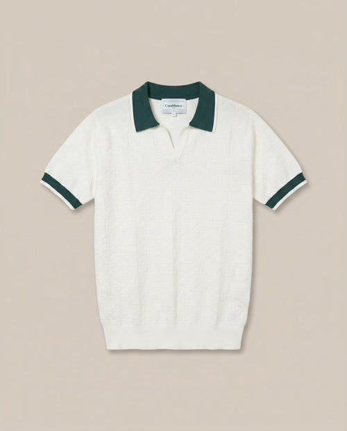 Casablanca White/Green Polo (back)
