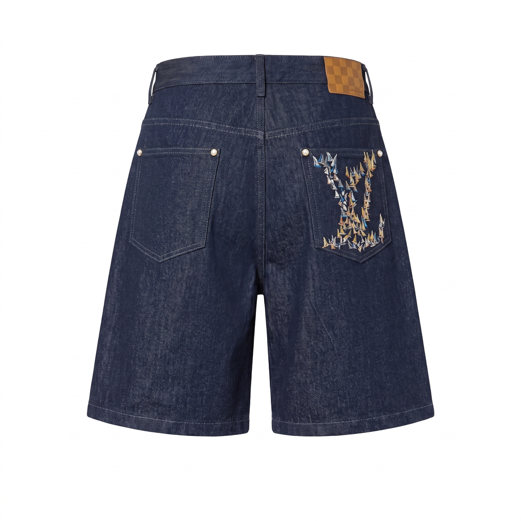 Louis Vuitton Dark Denim Shorts