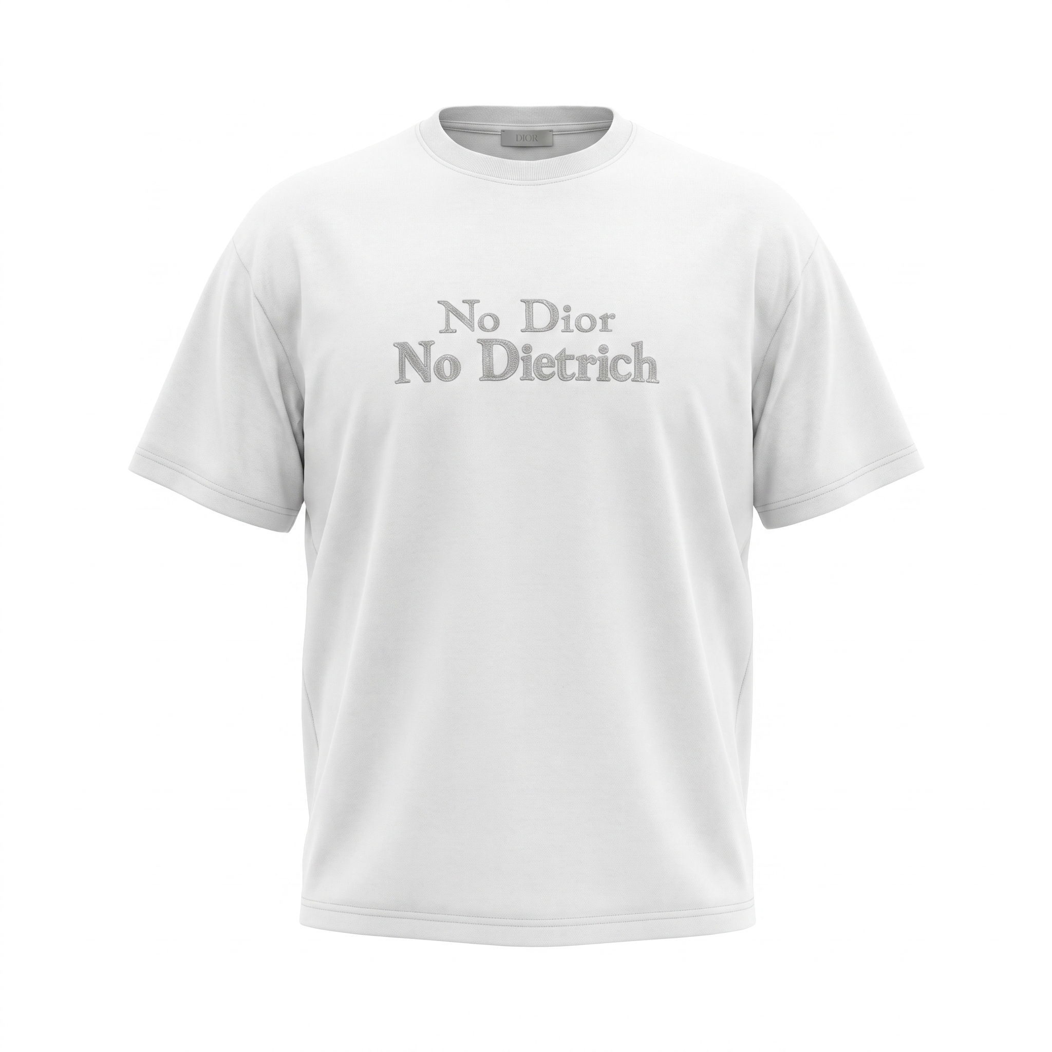Dior White Graphic Tee