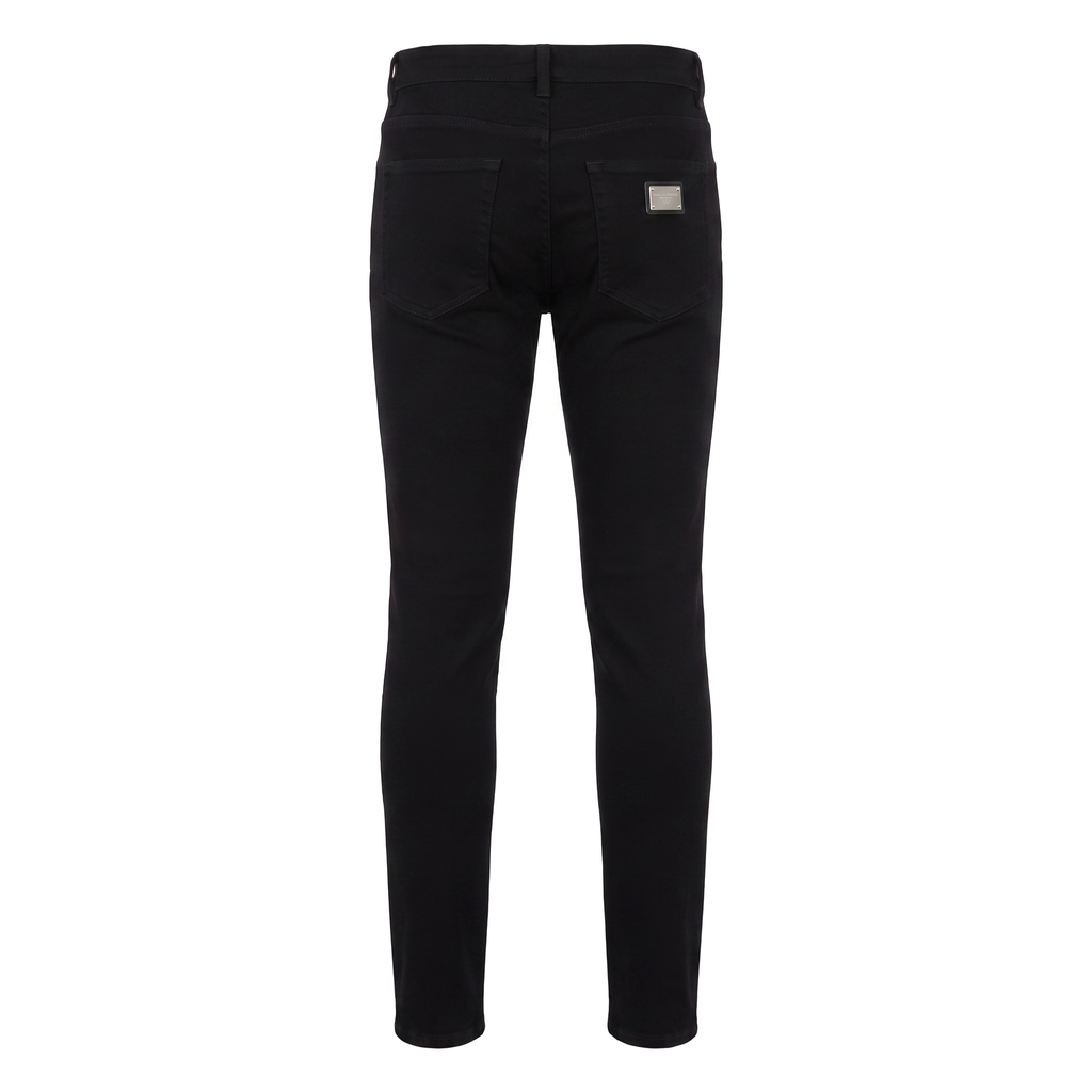 Dolce & Gabbana Black Skinny Jeans — back