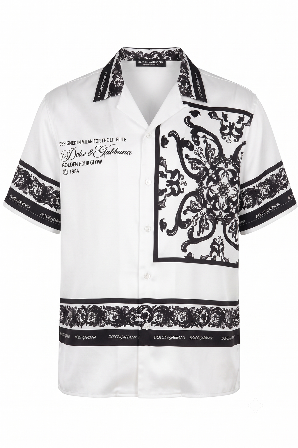 Dolce Gabbana White Bandana Set