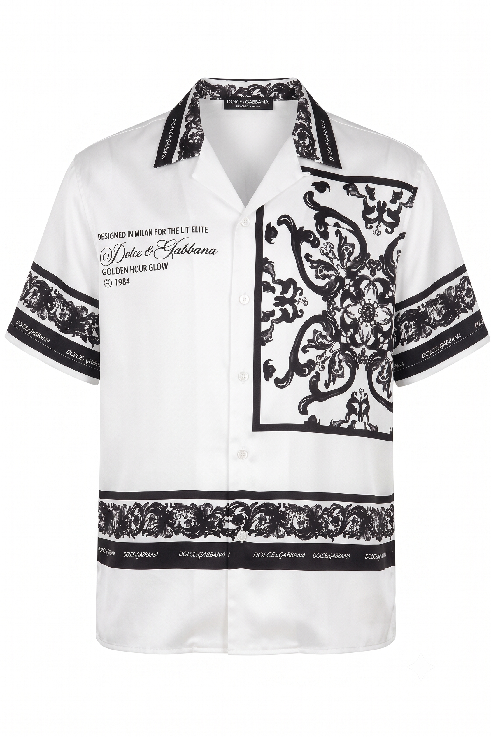 Dolce Gabbana White Bandana Set