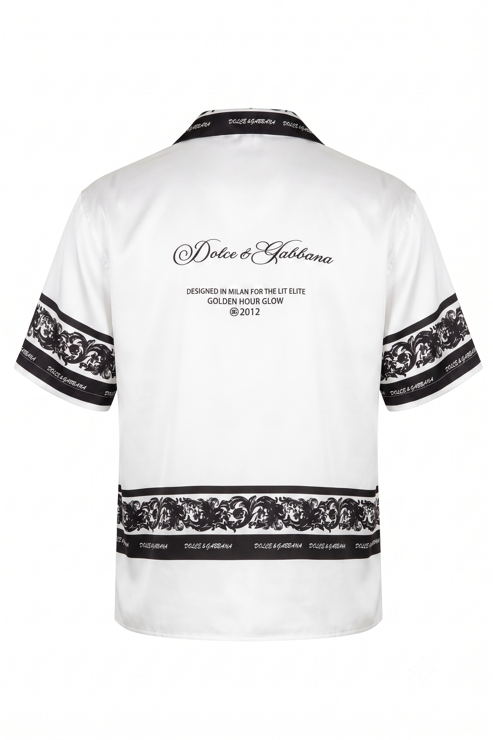 Dolce Gabbana White Bandana Set