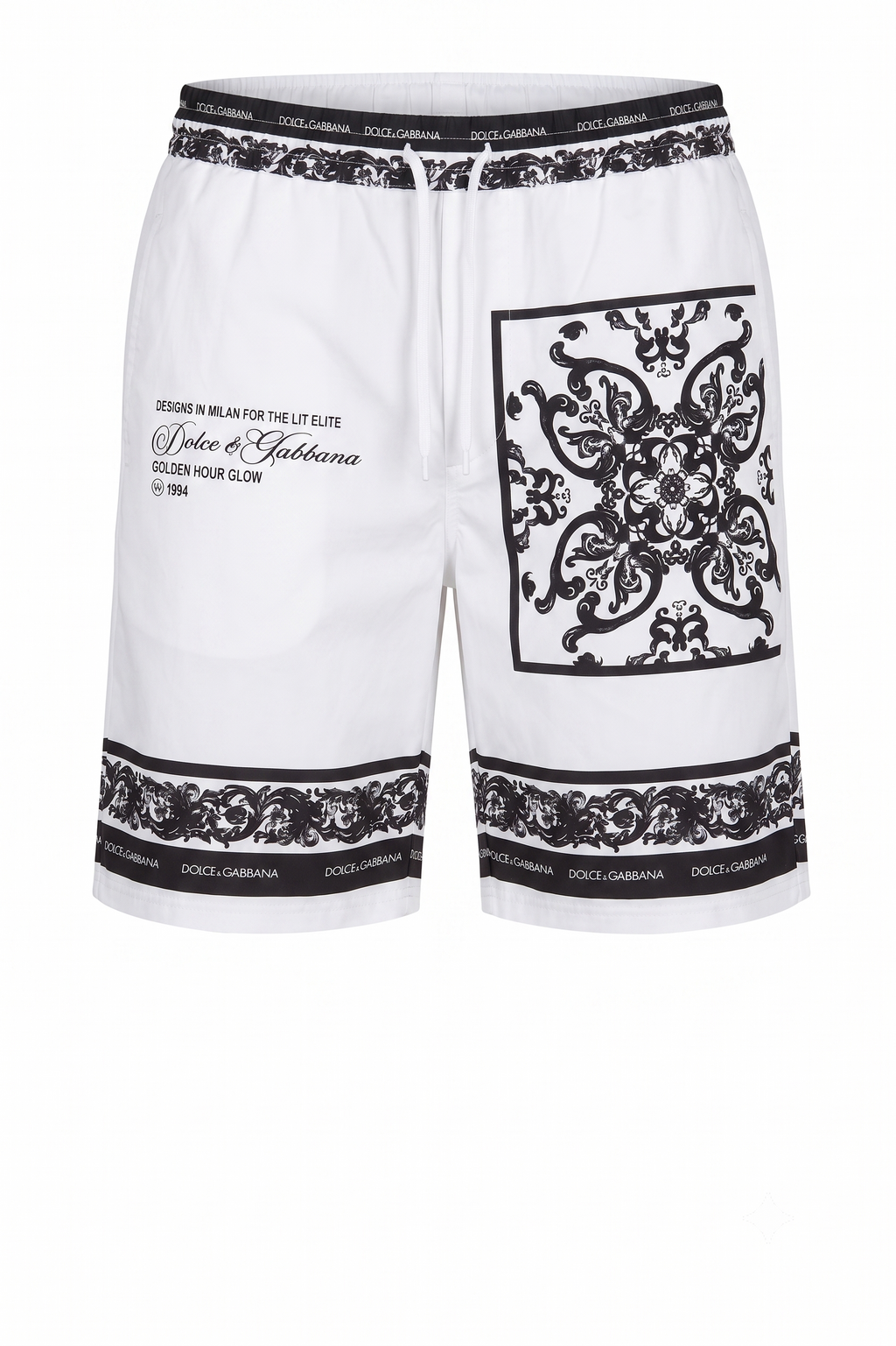 Dolce Gabbana White Bandana Set