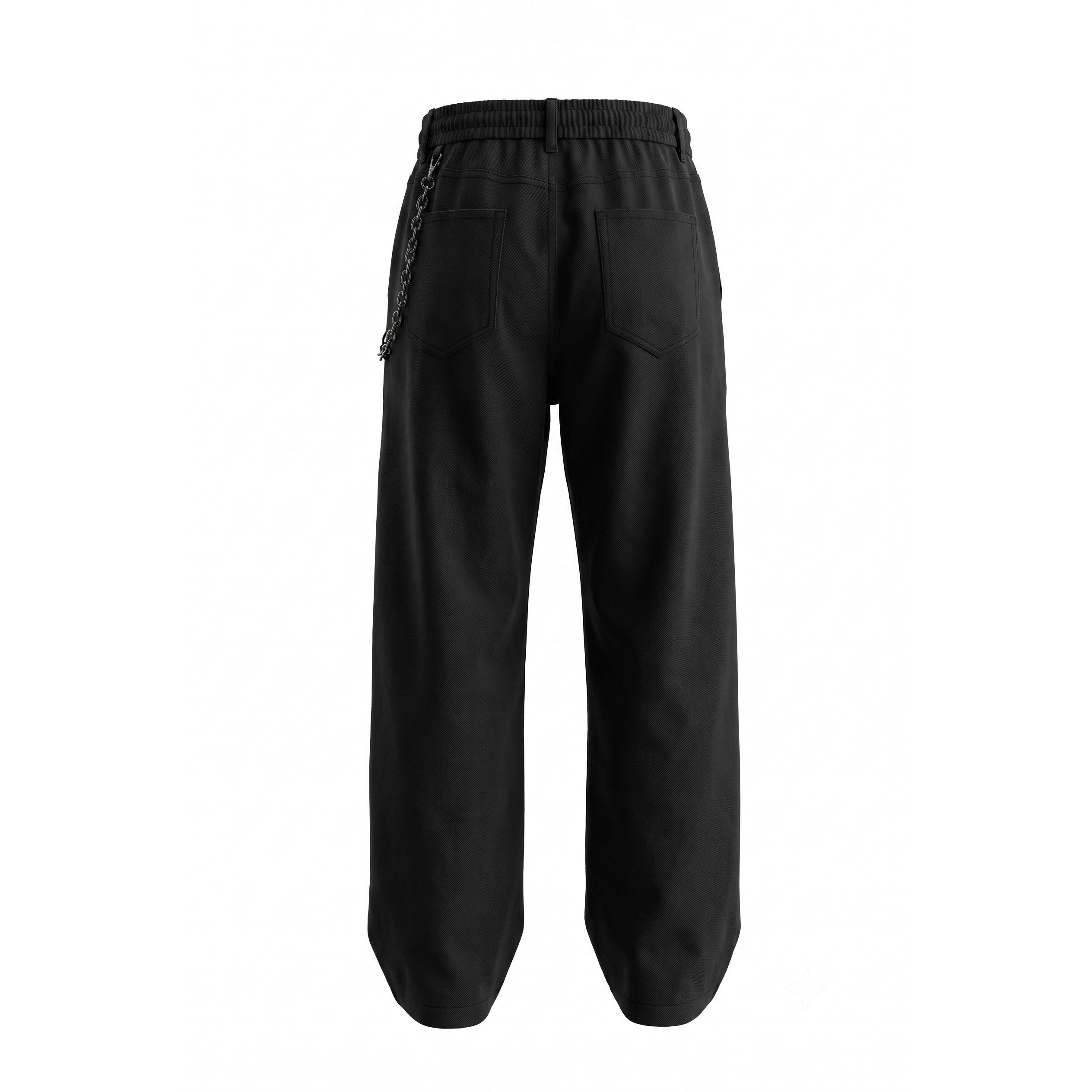 B Black Sweatpants