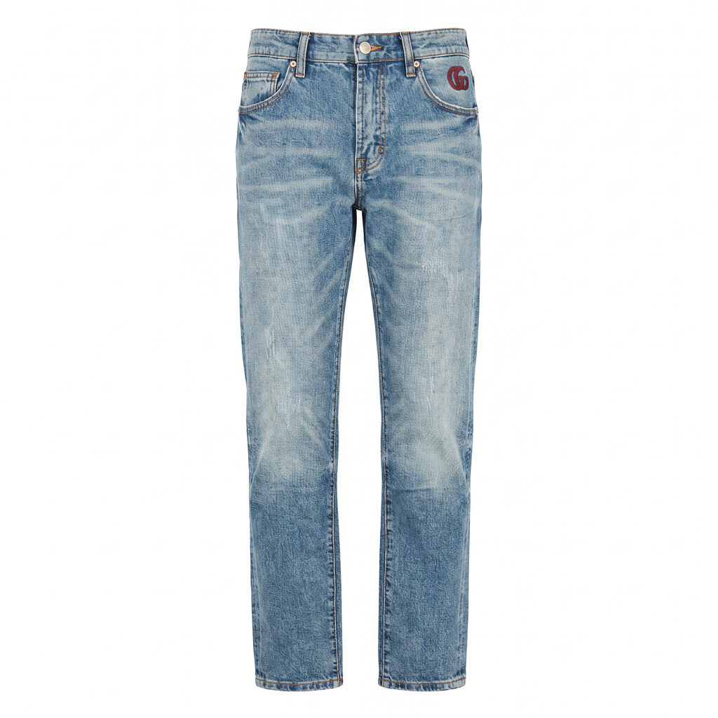Gucci Blue Jeans front