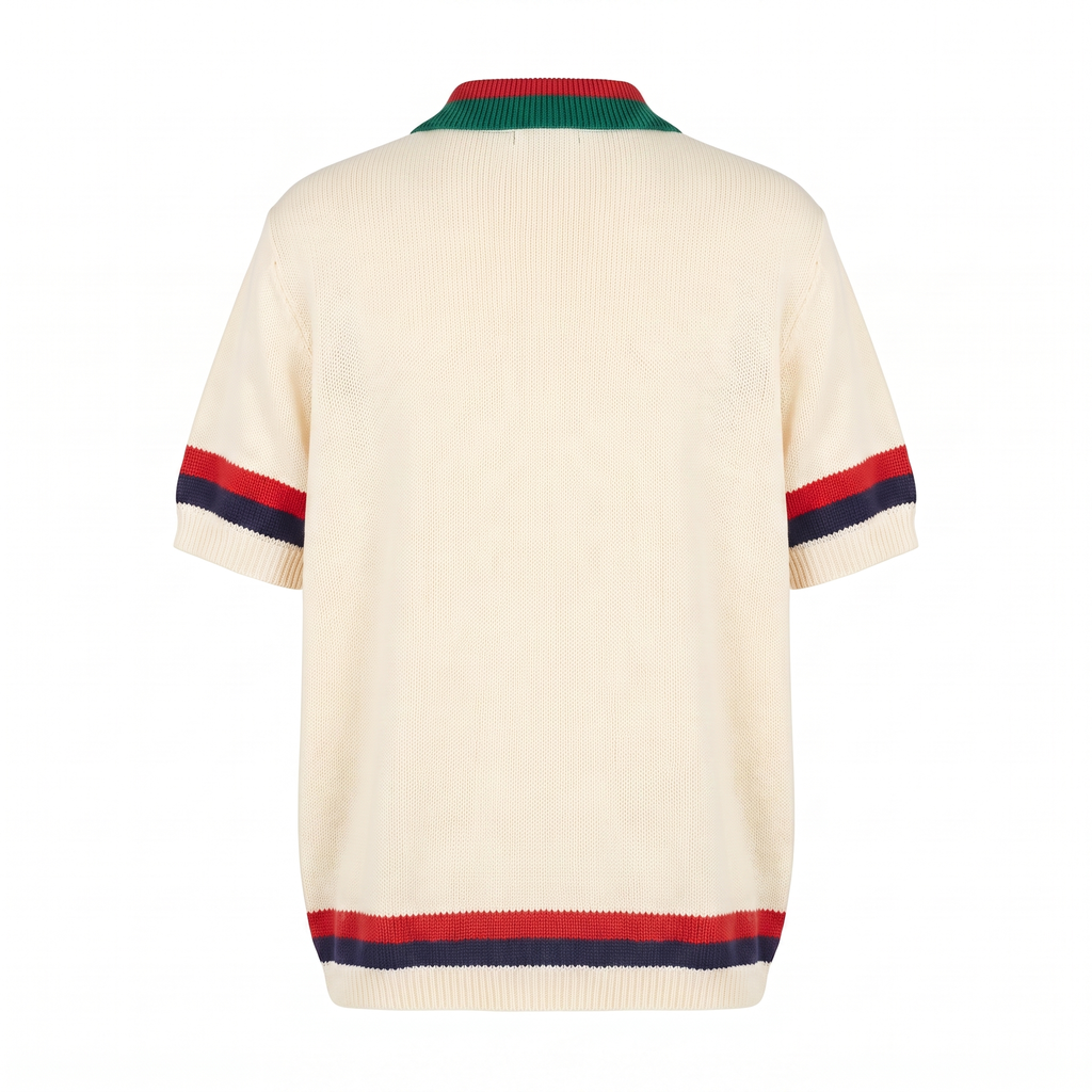 Gucci Cream Mono Polo