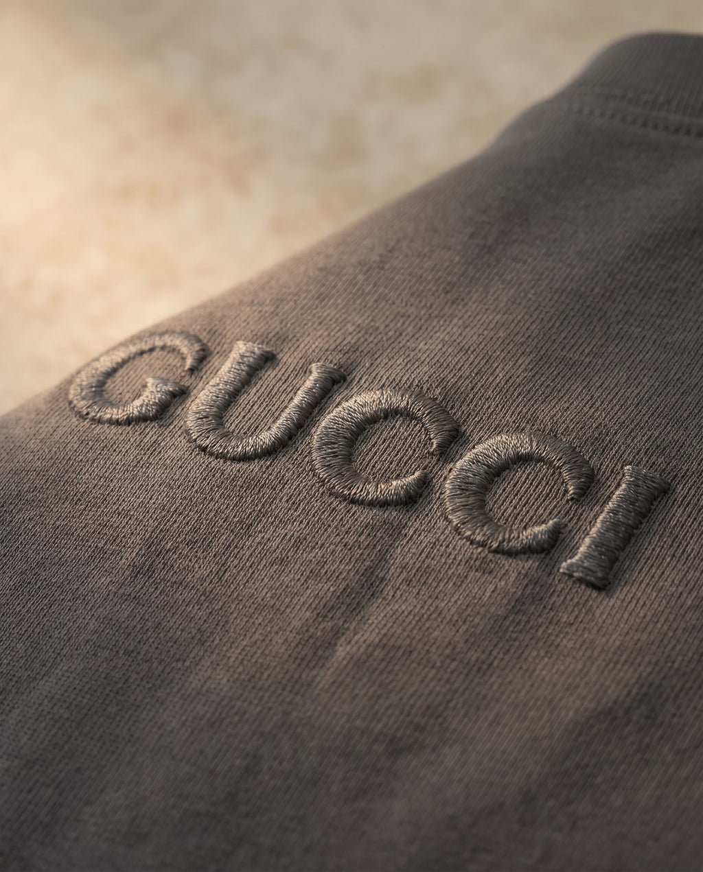 Gucci Grey Tee (detail)