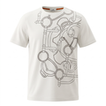 Hermes White Graphic Tee 2