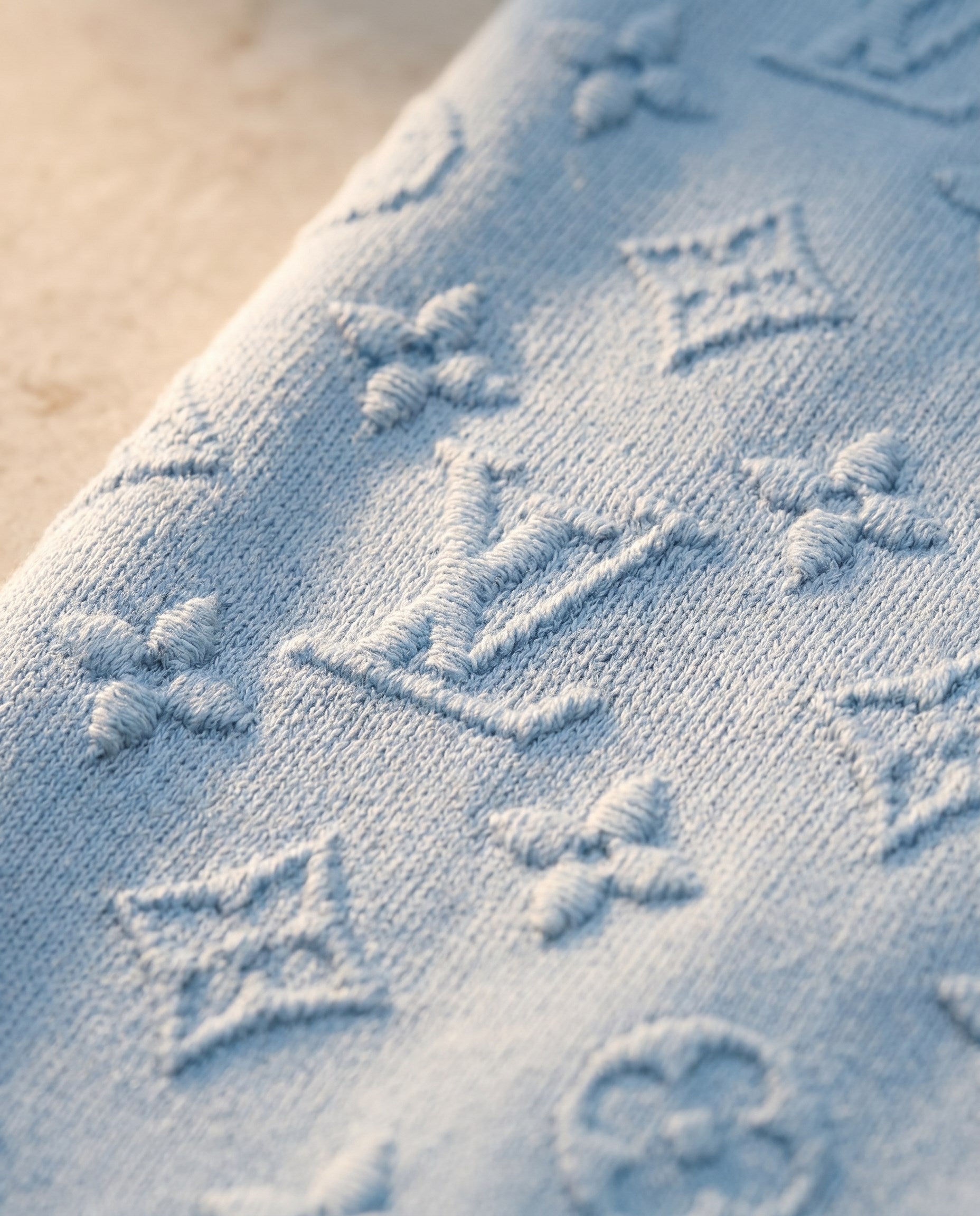 Louis Vuitton Baby Blue Polo (detail)
