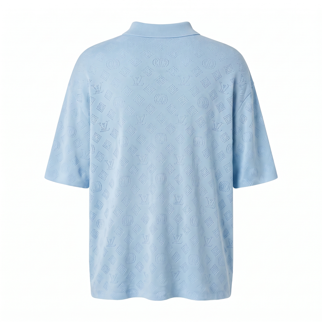 LV Baby Blue Polo back