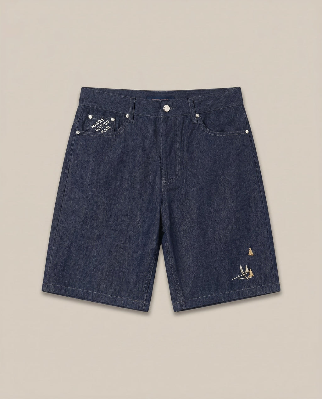 Louis Vuitton Dark Denim Shorts