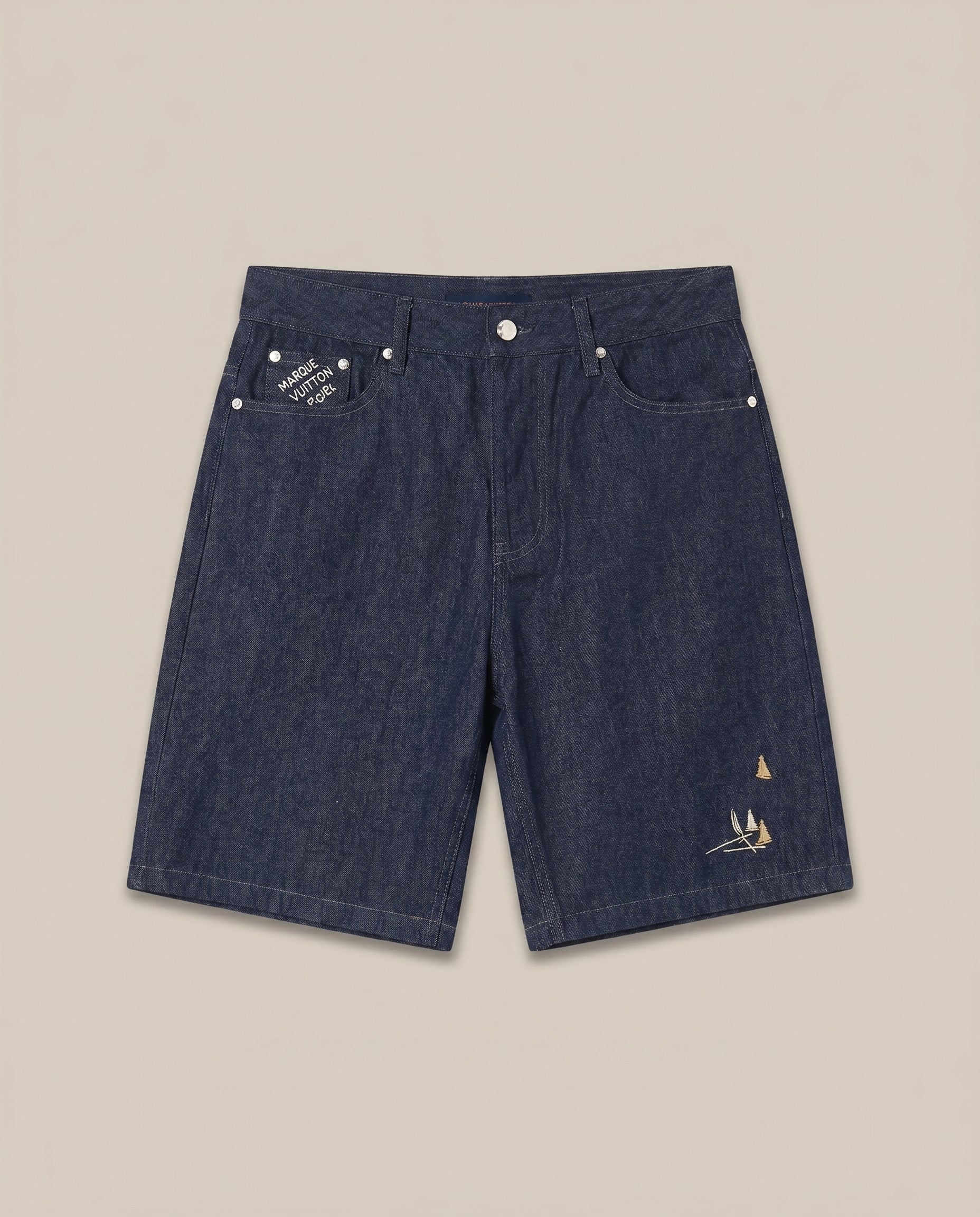 Louis Vuitton Dark Denim Shorts