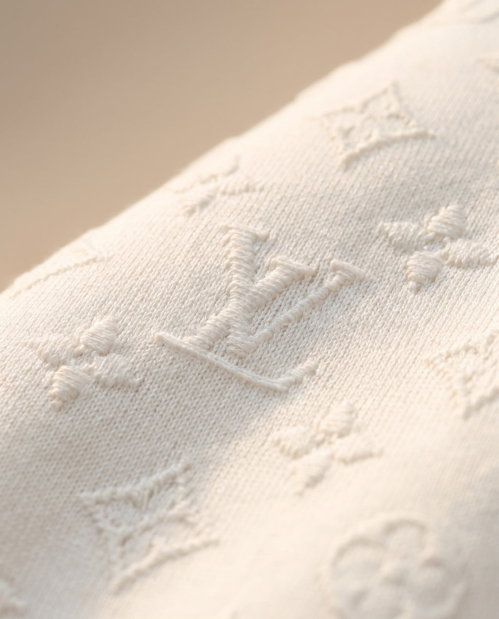 Louis Vuitton White Polo (detail)