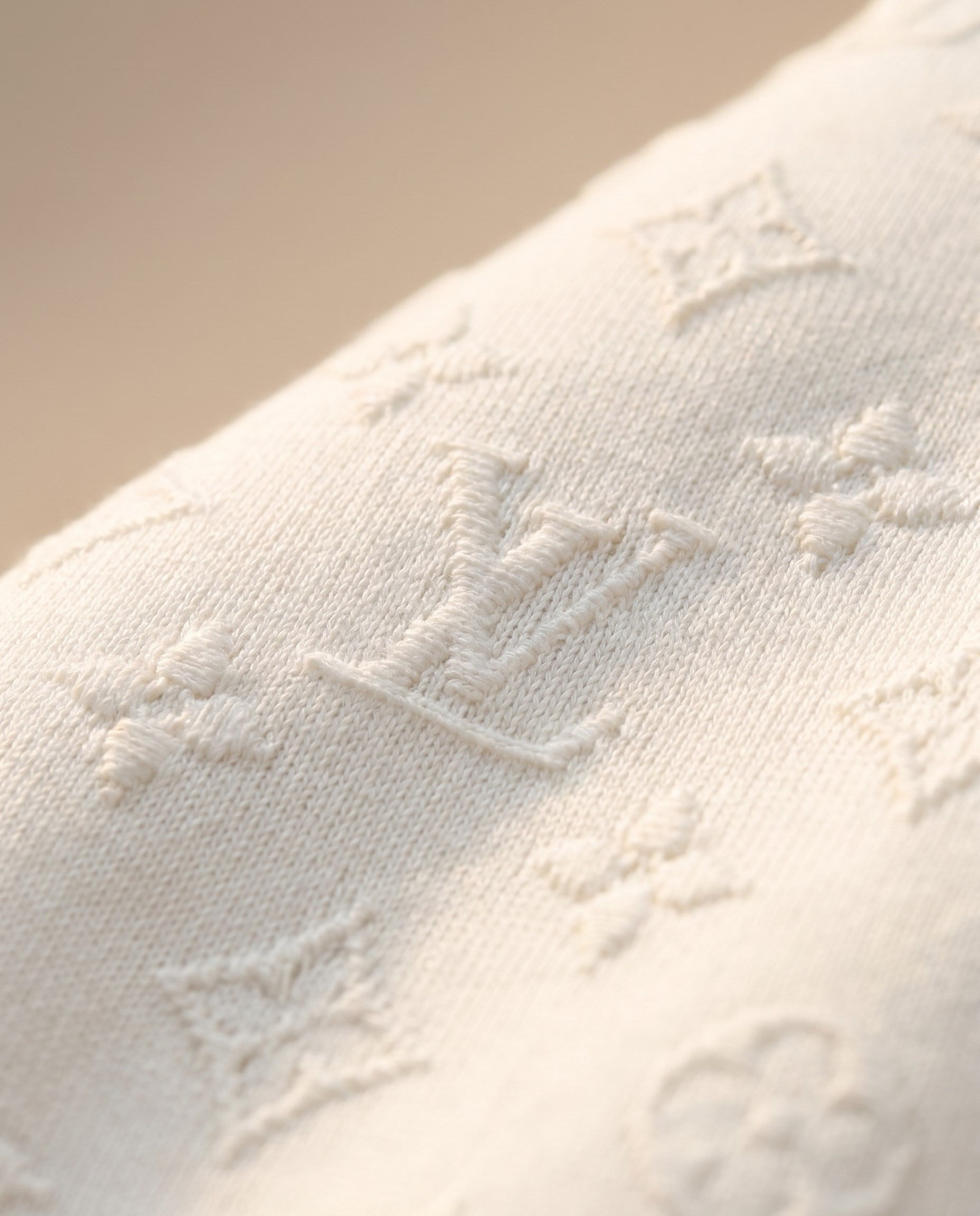 Louis Vuitton White Polo (detail)