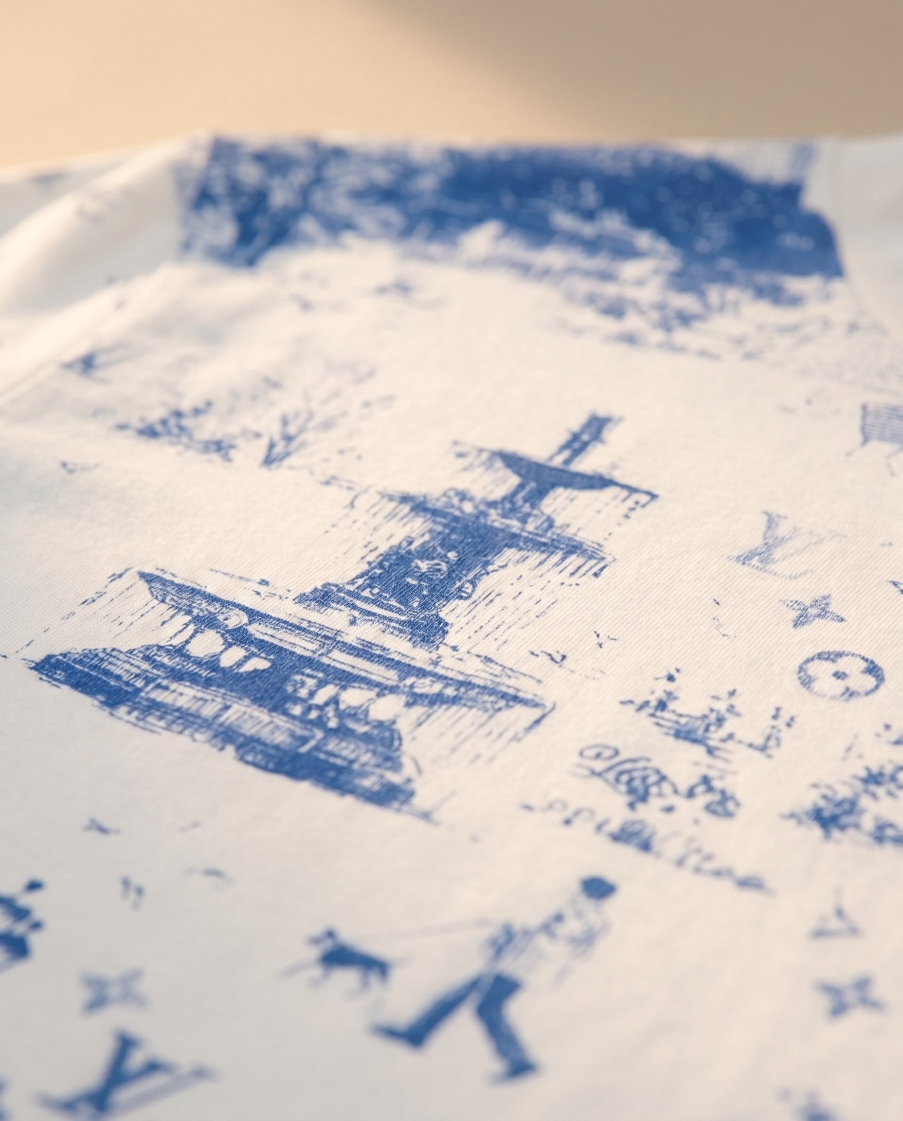 Louis Vuitton White Tee (detail)