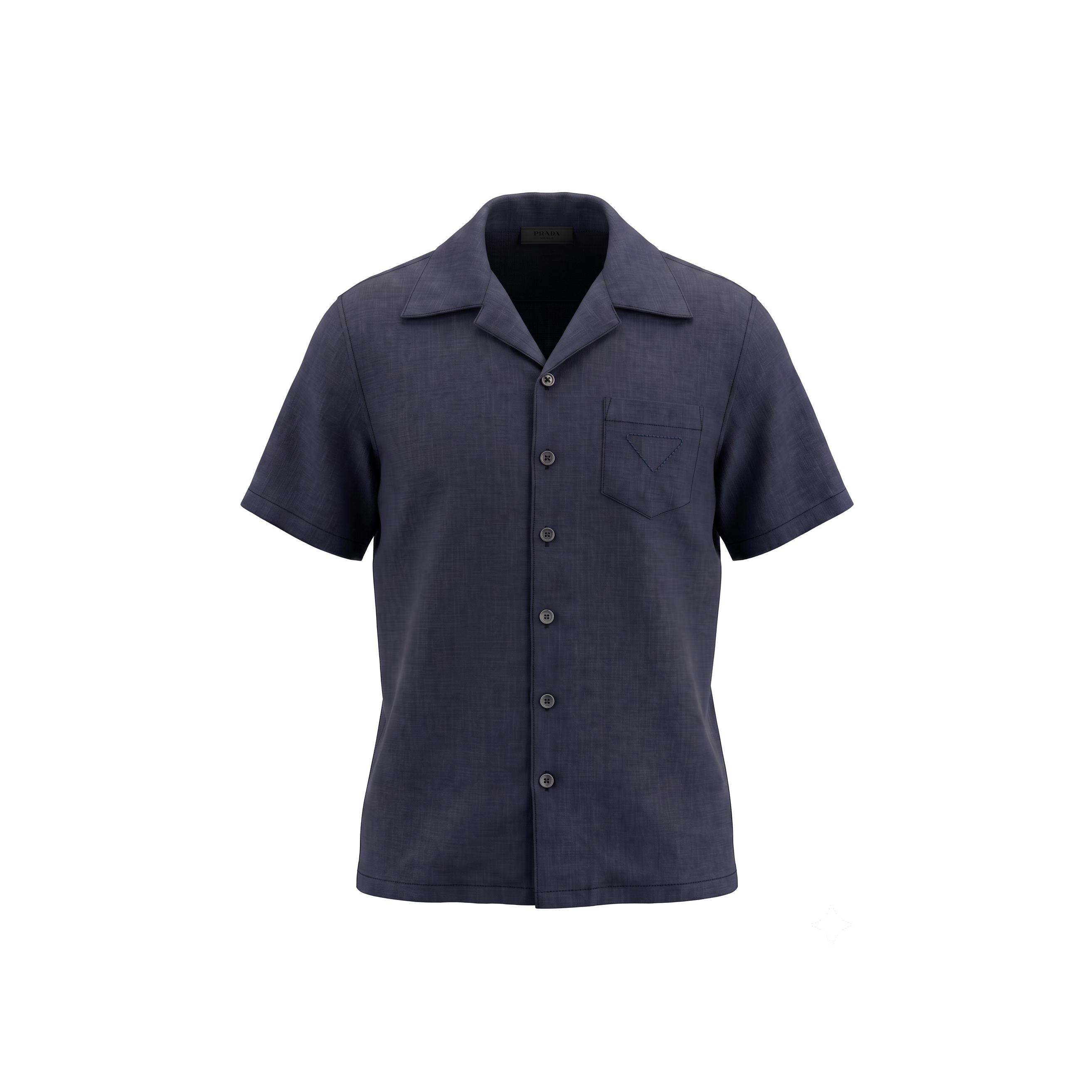 Prada Navy Set — shirt front